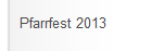 Pfarrfest 2013